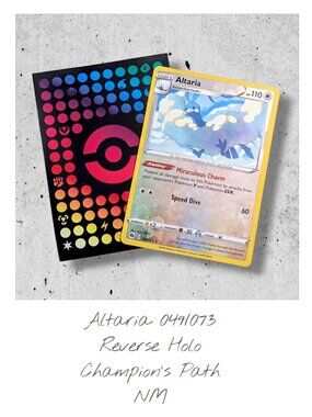 Champion's Path Pokemon Card (BB04): Altaria 049/073, Reverse Holo